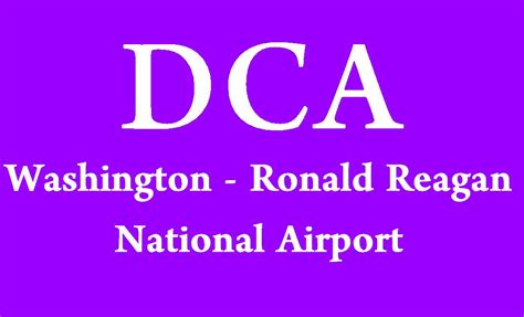 abbreviation for ronald reagan airport|ronald reagan airport codes.